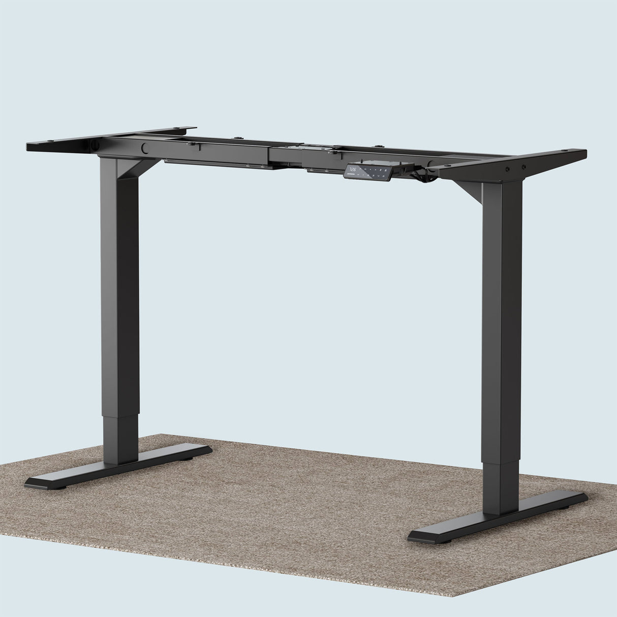 Maidesite T2 Pro height adjustable frame desk black