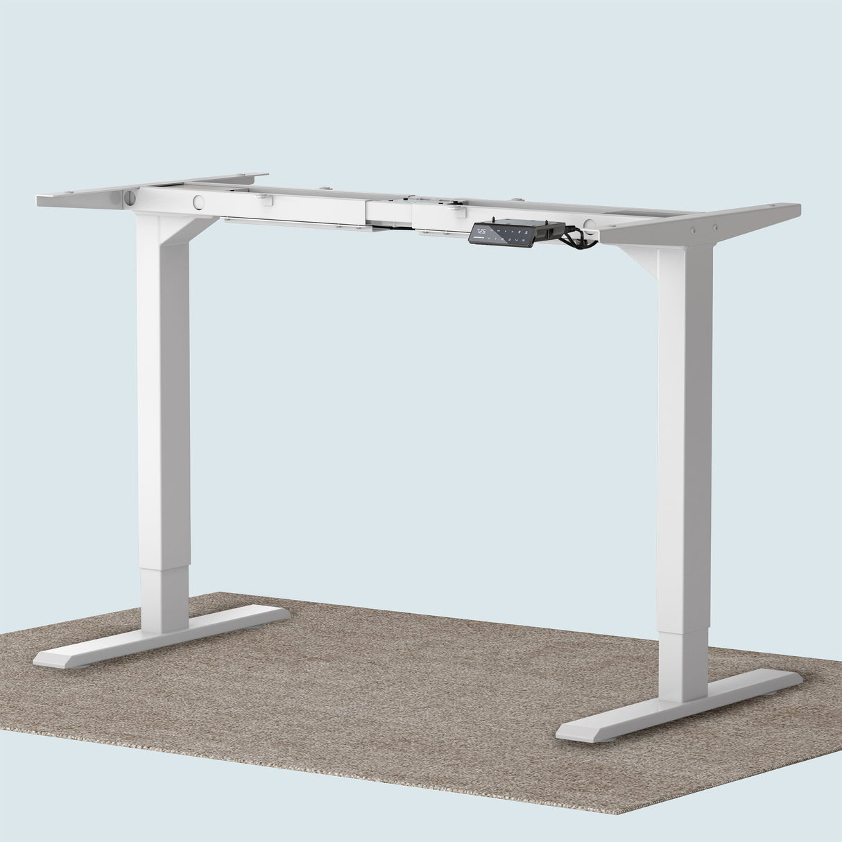 Maidesite T2 Pro electric height adjustable desk frame white
