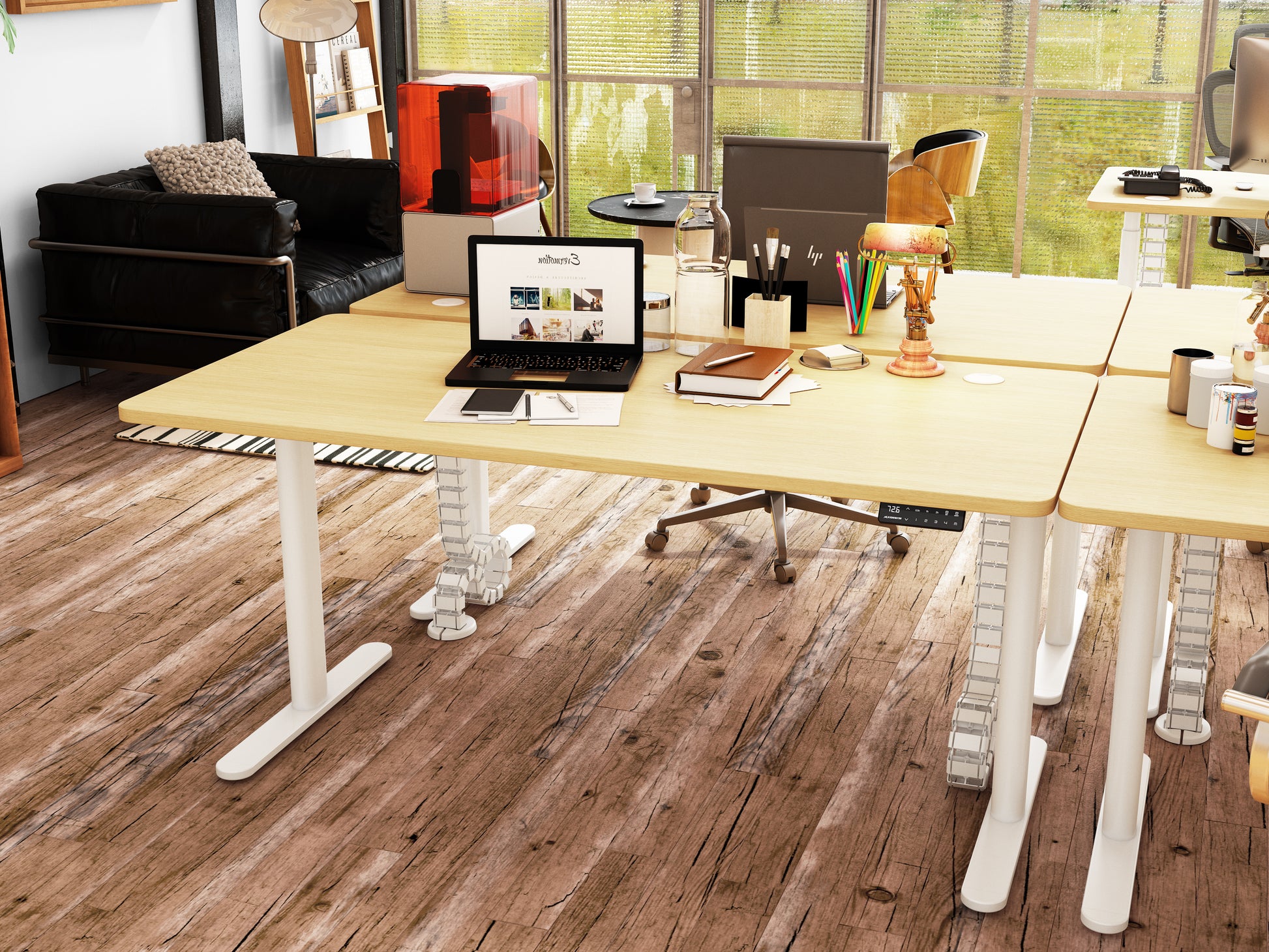 Maidesite EL2 Pro Art - Electric Stand Up Desk Frame