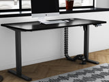 Maidesite T1 Basic stand up desk black in living room