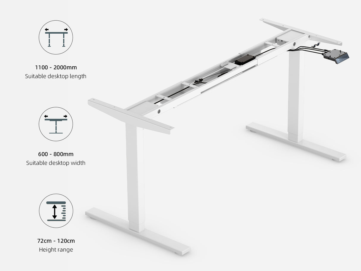 Maidesite T2 Pro - Electric Stand Up Desk Frame