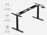 Maidesite TH2 Plus Art - Electric Standing Desk Height Adjustable Table Frame