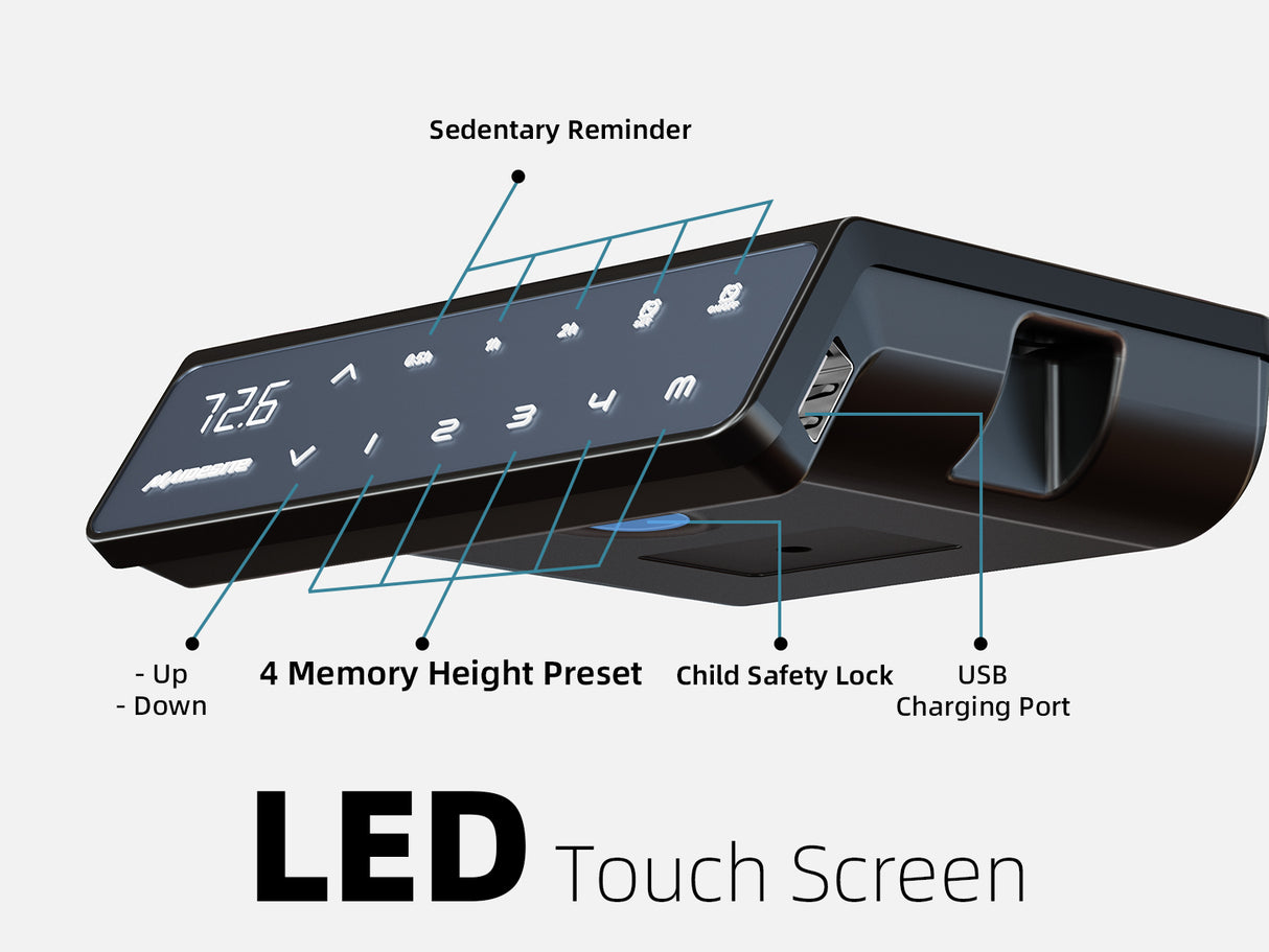 Maidesite T2 Pro - Electric Stand Up Desk Frame