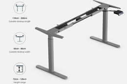 Maidesite EL2 Pro Art - Electric Stand Up Desk Frame