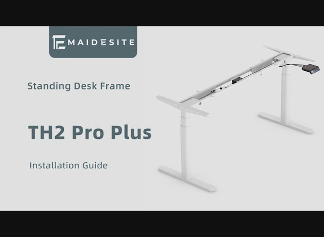 Maidesite TH2 Plus Art - Electric Standing Desk Height Adjustable Table Frame