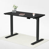 Maidesite S2 Pro black standing desk with 120cm*60cm desktop provide comfortable workspace